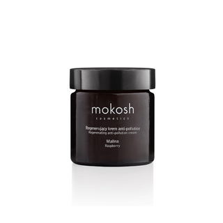 Crème visage régénérante anti-pollution Framboise à la Vitamine E Mokosh