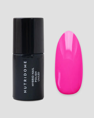 Vernis semi-permanent pour ongles UV/LED Pink Bloom 014 Nutridome - 1