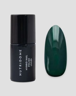 Vernis semi-permanent pour ongles UV/LED Viridian Green 019 Nutridome - 1