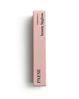 Brillant à lèvres aux particules scintillantes à effet de lèvres optiquement agrandies et à effet miroir 01 glassy Lipgloss Paese
