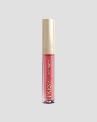 Brillant à lèvres aux particules scintillantes à effet de lèvres optiquement agrandies et à effet miroir 04 glowing Lipgloss Paese - 1