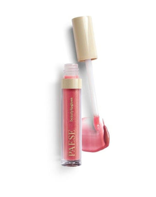 Brillant à lèvres aux particules scintillantes à effet de lèvres optiquement agrandies et à effet miroir 04 glowing Lipgloss Paese - 3