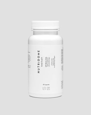 Comprimés à base d'algues pour le nettoyage du corps Spiruline Nutridome 60 gélules
