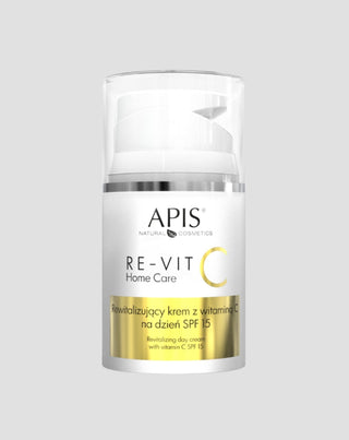 Crème de jour revitalisante à la vitamine C SPF 15 Re-Vit C Home Care Apis - 1
