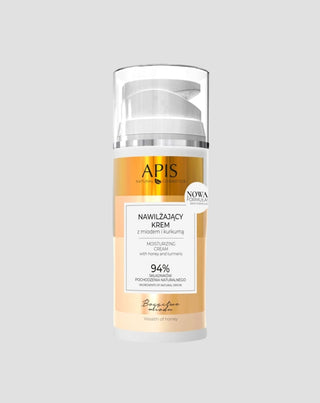 Richesse de miel, Crème hydratante pour peau sensible au miel et curcuma Apis - 1