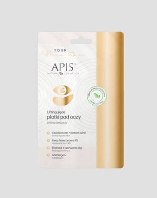 Patches liftants pour les yeux avec acide hyaluronique 4D pour peau mature Apis - 1