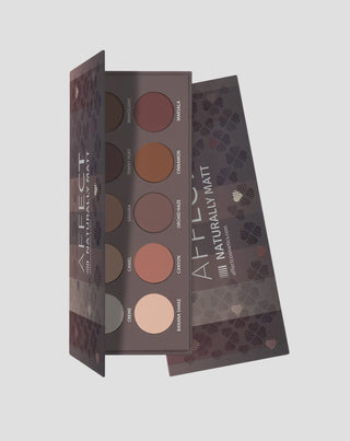 Palette d'ombres pressées Naturally Matt Pressed Eyeshadows Palette Affect Professional Cosmetics - 1