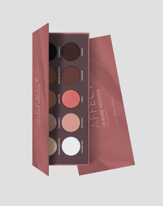 Palette d'ombres pressées longue durée Pure Passion Affect Professional Cosmetics - 1