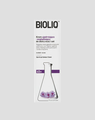 Crème raffermissante et lissante pour la peau des yeux et des lèvres 45+ Bioliq - 1