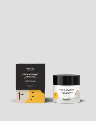 Crème naturelle au rétinol pour le visage Game Changer 30 ml Resibo - 4