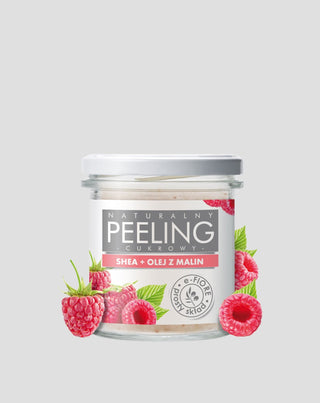 Gommage naturel au sucre de framboise et au beurre de karité pour les peaux ternes E-Fiore - 1