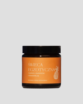 Bougie exotique de colza faite à la main au parfum de mangue, d’ananas et d’orange Mglife - 1