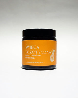 Bougie exotique de colza faite à la main au parfum de mangue, d’ananas et d’orange Mglife - 3