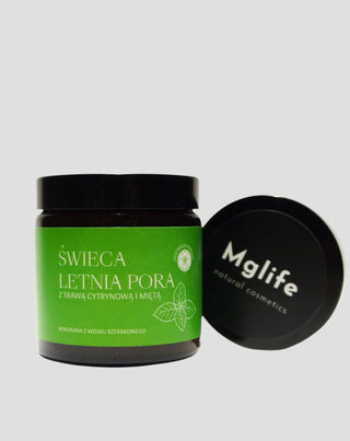 Bougie parfumée à la citronnelle et à la menthe Saison d’été Mglife - 3