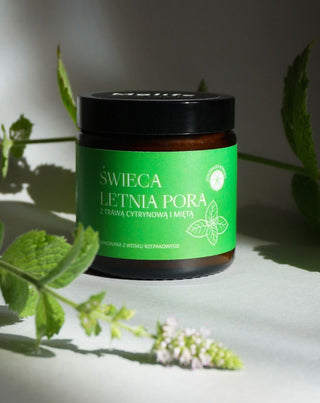 Bougie parfumée à la citronnelle et à la menthe Saison d’été Mglife - 2