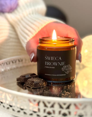 Bougie parfumée végétalienne au parfum de brownie à la framboise 120 ml MgLife - 3