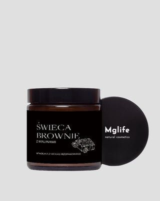 Bougie parfumée végétalienne au parfum de brownie à la framboise 120 ml MgLife - 4