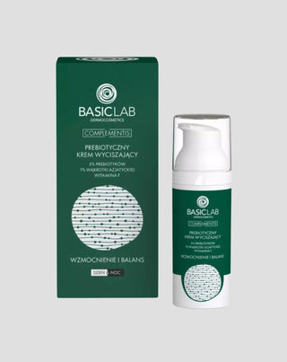 Crème prébiotique calmante 5% prébiotique, 1% Centella Asiatica Equilibrante et fortifiante BasicLab