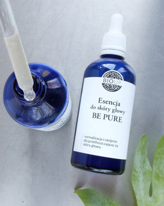 Lotion fortifiante pour cheveux clairsemés à cuir chevelu gras Essence Be Pure BIOUP - 2
