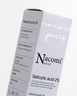 Sérum visage à l'acide salicylique pour les points noirs et l'acné avec vitamine B3 Nacomi Next Level