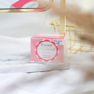 Crème de jour à l'argan avec vitamine E +30 Nacomi