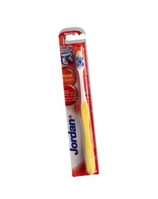 Brosse à dents Total Clean Medium multifonctionnelle pour nettoyer les dents et la bouche Jordan