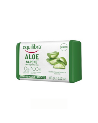Savon à l'aloe vera pour le nettoyage du visage, des mains, du corps et des zones intimes Equilibra - 1
