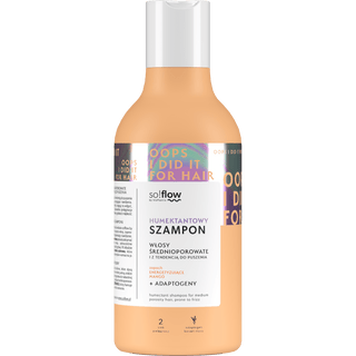 Shampooing humectant pour les cheveux à porosité moyenne et ayant tendance à friser so!flow