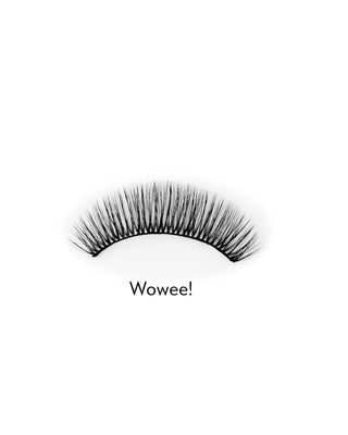 Faux cils en bande 2d à usage répété faciles à appliquer Wowee!  Bamm!Lashes
