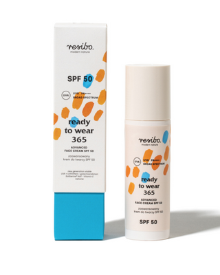 Crème visage avancée SPF 50 pour ralentir le vieillissement de la peau Ready to wear 365 Resibo - 1