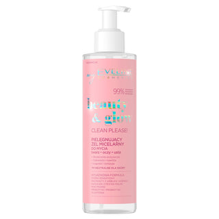 Gel nettoyant micellaire visage beauty glow Eveline