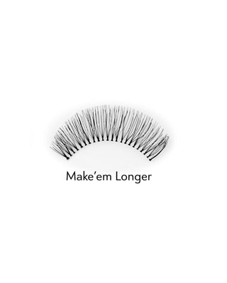 Faux cils 2D pour des applications multiples pour un effet naturel Make'em Longer Bamm!Lashes