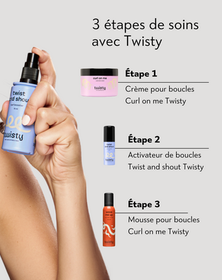 Activateur de boucles pour cheveux frisés, ondulés et crépus Curl Booster - Twisty - 4