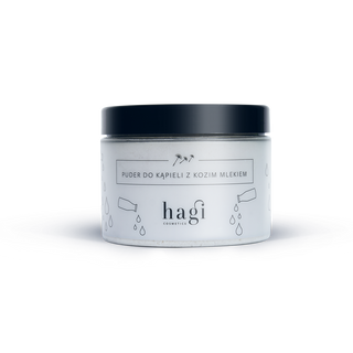 Poudre de bain de lait de chèvre naturel pour la peau sensible Hagi