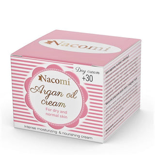 Crème de jour à l'argan avec vitamine E +30 Nacomi