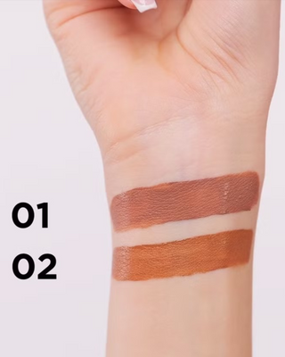 La poudre bronzante liquide crémeuse et légère Wonder Match No. 02 pour le wet contouring Eveline - 2
