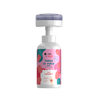 Mousse lavante corps et mains au parfum de framboises pour les enfants HiSkin - 1