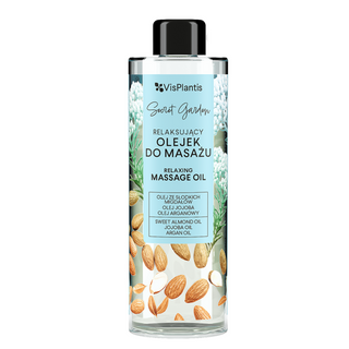 Huile de massage hydratante et relaxante au parfum d'amande Secret Garden Vis Plantis