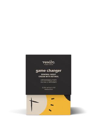 Crème naturelle au rétinol pour le visage Game Changer 30 ml Resibo - 3
