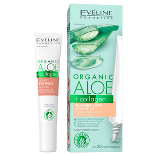 Patchs liquides pour les yeux à l’aloe vera et au calogen pour réduire les cernes et les poches 3 en 1 Eveline