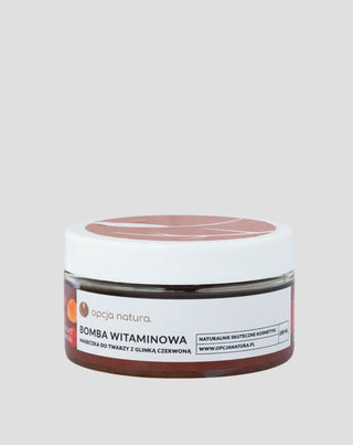 Masque Bombe vitaminée pour le visage et le corps avec argile rouge 100% naturel Opcja Natura - 1