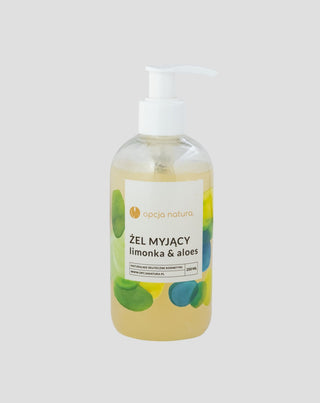 Gel nettoyant corps et visage Citron vert & Aloe 100% naturel Opcja Natura - 1