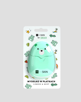 Savon en feuilles pour enfants menthe limone & mint HiSkin for Kids 50 pièces - 1