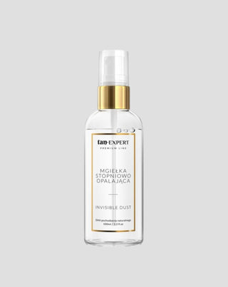 Brume autobronzante hydratante Invisible Dust pour le bronzage du visage TanExpert