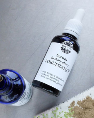 Sérum pour le cuir chevelu stimulant la pousse des cheveux avec un mélange d'herbes indiennes BIOUP_2 - 2