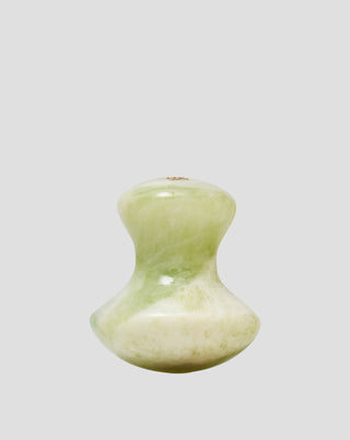 Champignon de massage facial en jade naturel Crystallove - 1