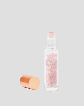 Flacon avec cristaux pour huile – quartz rose Crystallove - 1