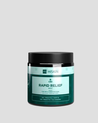 Pommade de secours cbd pour le soin de la peau sèche avec huile de chanvre Rapid Relief HiSkin - 1