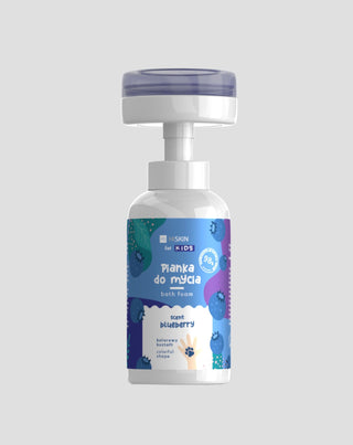 Mousse lavant pour les mains et le corps pour enfants au parfum de myrtille HiSkin - 1