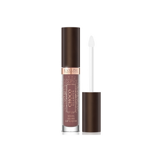Rouge à lèvres liquide avec effet glossy lips 02 Deep Cherry Chocolate Choco Glamour Eveline
